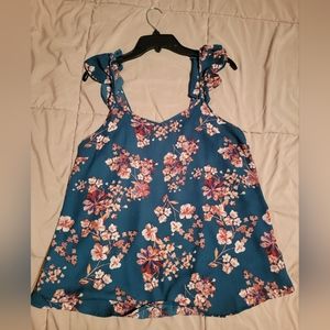 Pink Rose Summer Tank, size Large